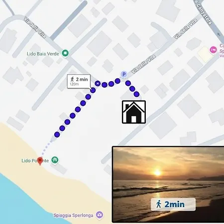 Villa 120m Dal Mare - Wifi, Giardino, Posto Auto Privato